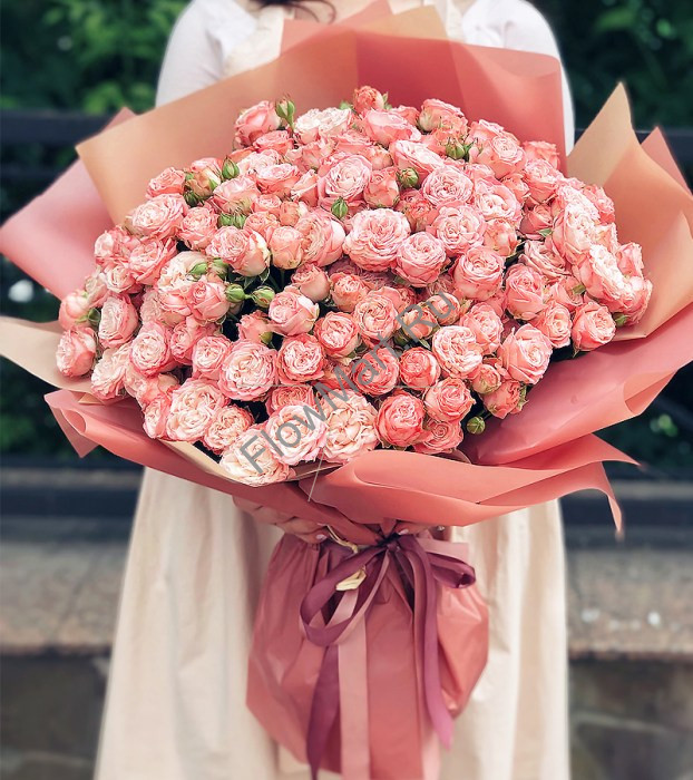 Букет цветов - Розовый сад